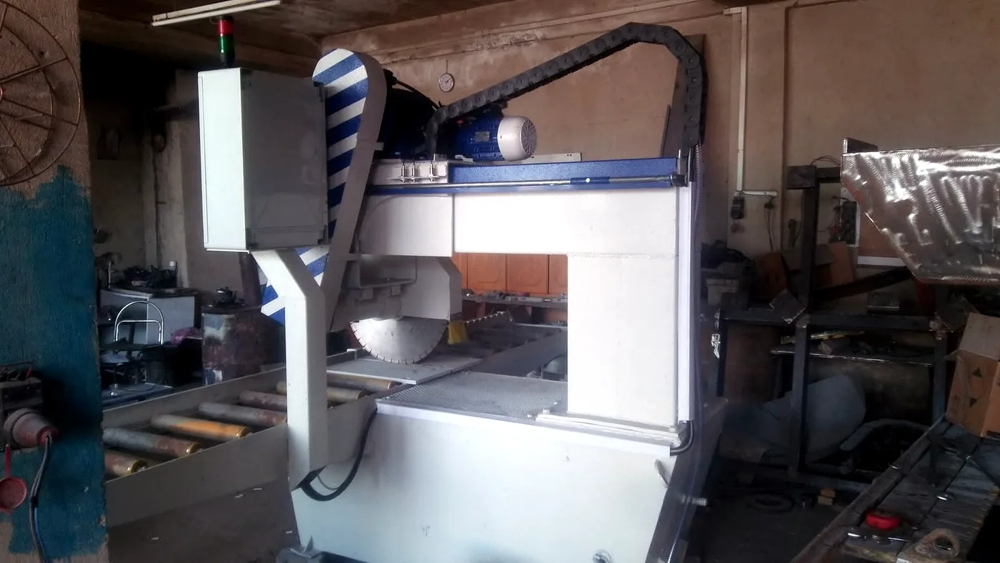 Kesim makinası bakım çalışması